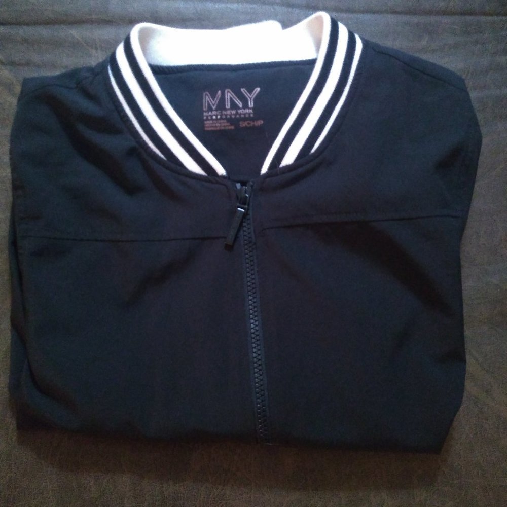 Black and White Zip Jacket